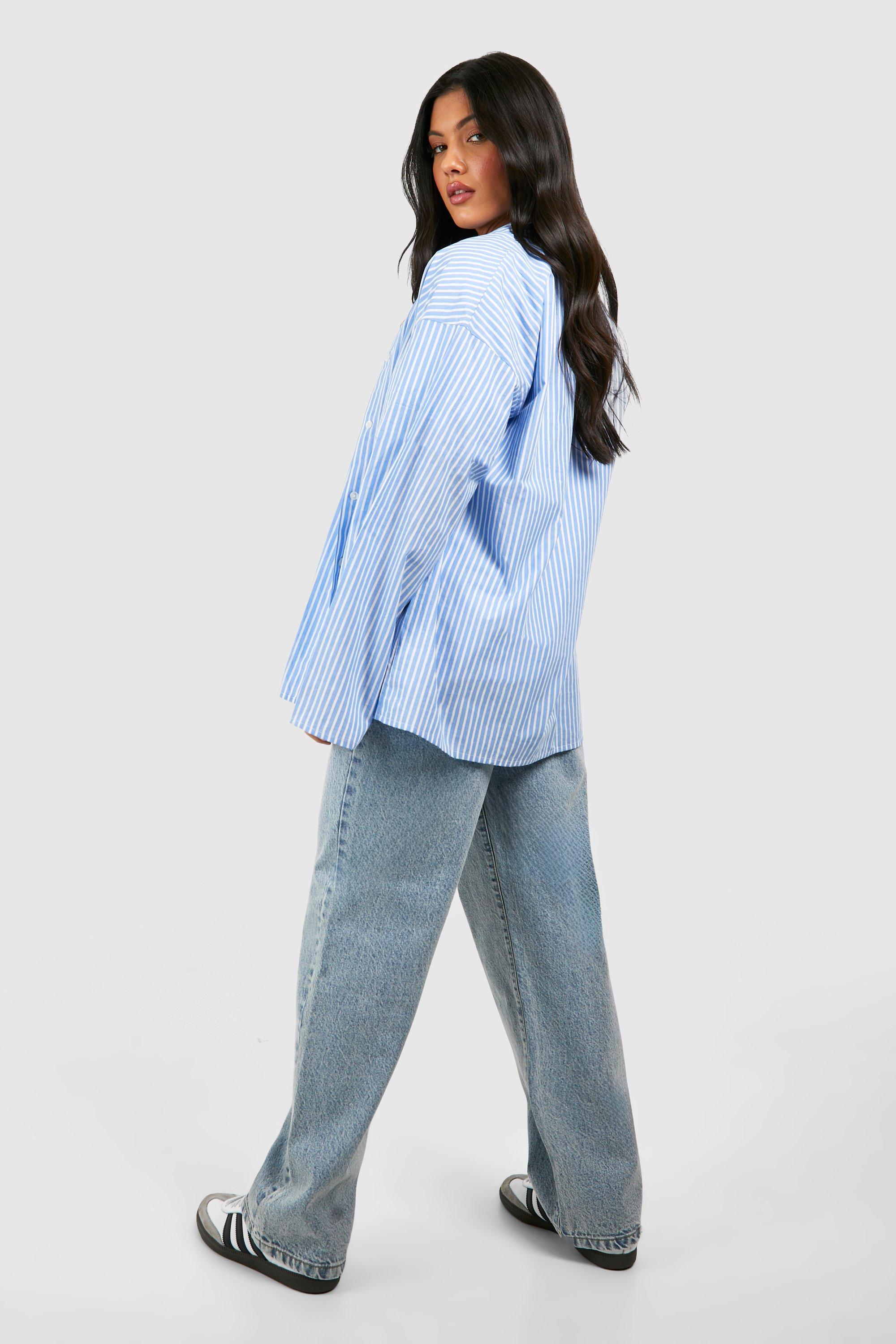 Maternity Over Bump Boyfriend Jean boohoo UK